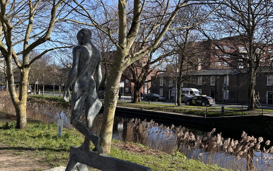 Sculpture: Man on Trestle