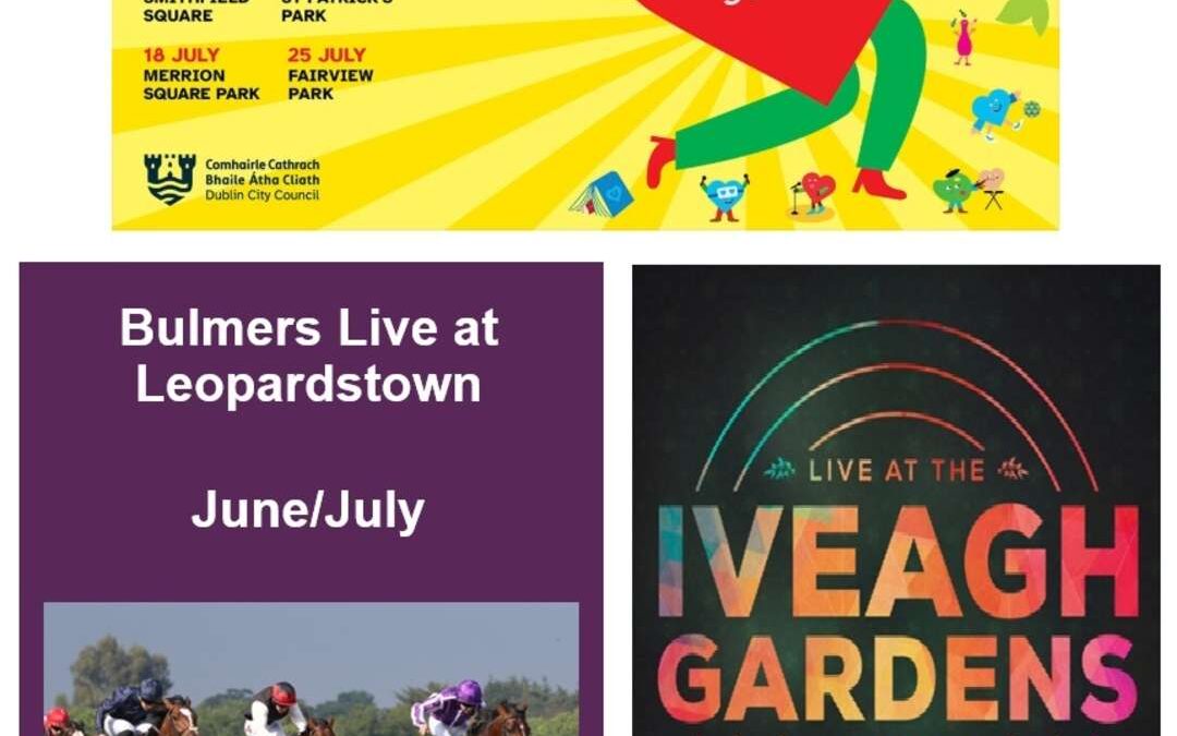 Outdoor events in Dublin this week